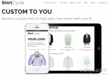ShirtCycle 男裝定制新模式：老裁縫的智慧加互聯網的思維